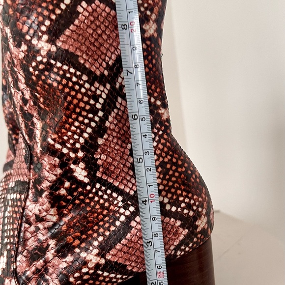 Silent D / Anthropologie pink python boots. - Picture 6 of 6